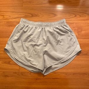 Nike Women’s Running Shorts, Light Gray, Size Large